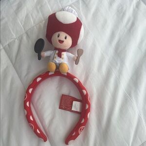 Nintendo Red and White Mushroom Plush Headband